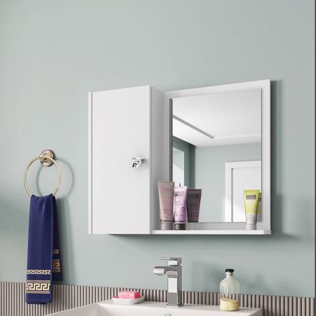 Imagem de Armarinho Para Banheiro Com Espelho E Porta Genova