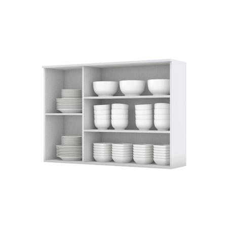 Armário Aéreo para Cozinha 120x32,5x83cm Nova York Henn Imagem de Armário Aéreo para Cozinha 120x32,5x83cm Nova York Henn