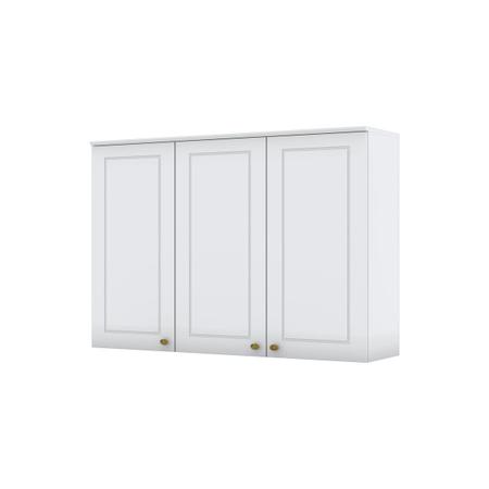 Armário Aéreo para Cozinha 120x32,5x83cm Nova York Henn Imagem de Armário Aéreo para Cozinha 120x32,5x83cm Nova York Henn