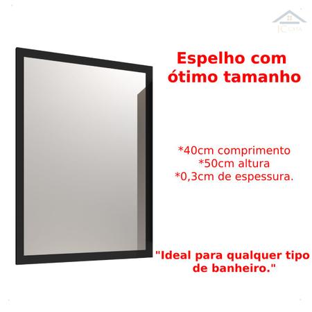 Imagem de Armário Banheiro Com Espelho Armarinho Com Nicho Cronos