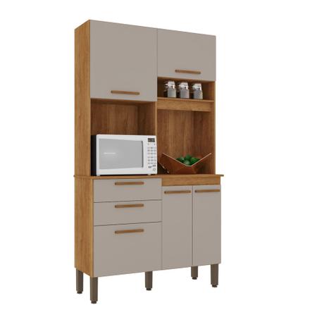 Armário De Cozinha 5 Portas 2 Gavetas Dubai Sallêto Imagem de Armário De Cozinha 5 Portas 2 Gavetas Dubai Sallêto