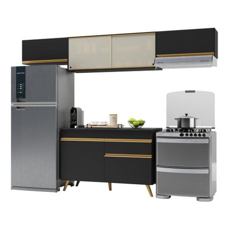 Imagem de Armário de Cozinha Compacta 260cm Veneza Multimóveis V3698