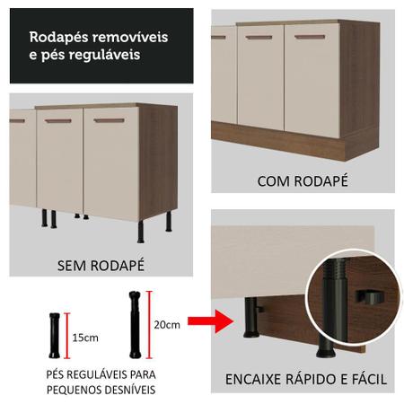 Imagem de Armário de Cozinha Completa 270cm Agata Madesa 03