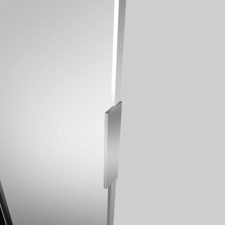 Imagem de Armário de cozinha vertical Blu 30cm com porta espelhada branco Bumi
