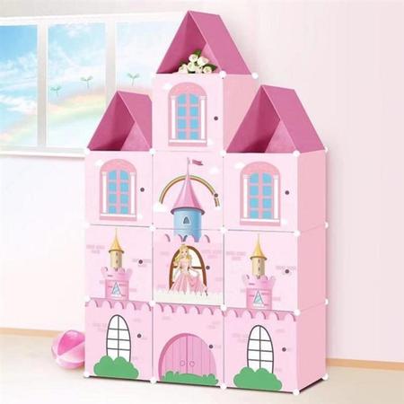 Armario infantil com 13 modulos modular organizador de brinquedos e  sapateira meninas rosa - KANGUR - Móveis para Quarto - Magazine Luiza