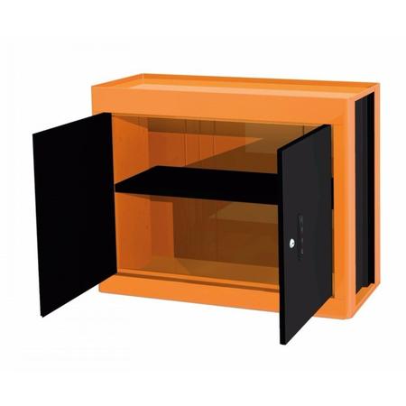 Imagem de Armário Modular para Ferramentas Superior Pequeno 2 Portas Tramontina PRO Laranja