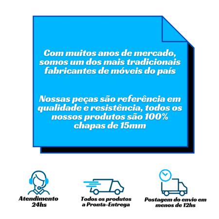 Imagem de Armário MultiUso/Cozinha - Duas Portas e Duas Gavetas (cor: Branco)