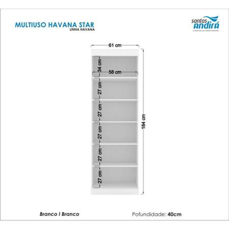 Imagem de Armário Multiuso Star 2 Portas Santos Andira