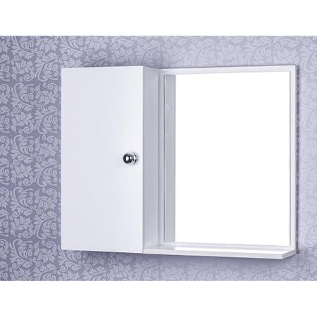 Imagem de Armário para Banheiro com Espelho cor Branco