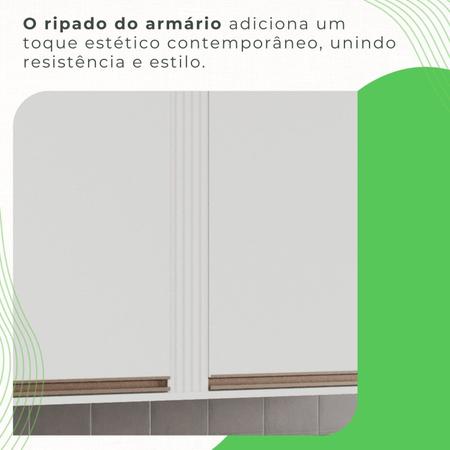 Imagem de Armário para Cozinha Aéreo 2 Portas Pérola