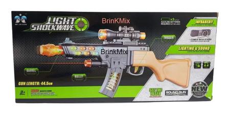 Arminha De Brinquedo Pistola Com Silenciador Som Luz E Laser - Lynx -  Brincadeiras de Faz de Conta - Magazine Luiza