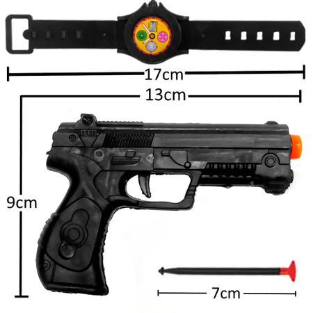 Imagem de Arminha de Brinquedo do Tipo Nerf Lança Dardos Militar Camuflada