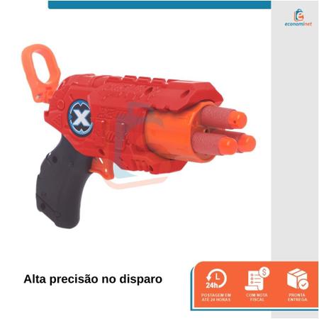 Arminha de Brinquedo tipo Nerf Hero Infantil Criança Lançador de Dardos  Estimula Alta Precisão 4 Dardos Vermelho - Baby Style - Lançadores de  Dardos - Magazine Luiza