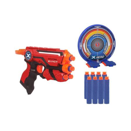 Arminha de Brinquedo tipo Nerf Hero Infantil Criança Lançador de Dardos  Estimula Alta Precisão 6 Dardos Vermelho - Baby Style - Lançadores de  Dardos - Magazine Luiza