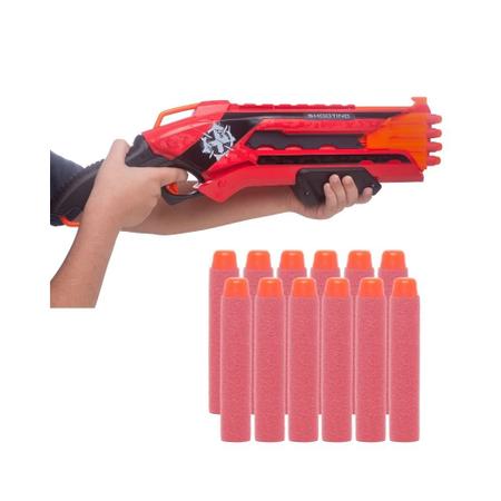 Lançador de Dardos Pistola Arminha Shoot Infantil Tipo Nerf 120