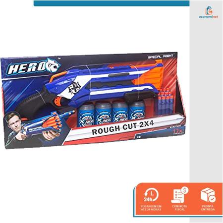 Arma de brinquedo realista para Nerf Guns Dardos Rifle de precisão  automático com Scop