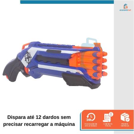 Conjunto 3 Arminhas Brinquedo Lança Dardos + Algemas e Alvos Lançador  Metralhadora Infantil Divertido Nerf - Fun Game - Lançadores de Dardos -  Magazine Luiza