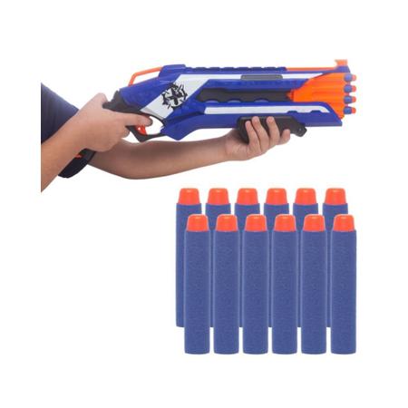 Brinquedo Infantil Estilo Nerf Pistola Com Mira Lançadora De Dardos  Sharpshooter + Alvo Com 14 Dardos - Chic Outlet - Economize com estilo!