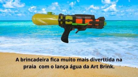 Lança Água Arminha Arma Pistola Brinquedo Water Gun 26Cm - Art Brink -  Lançadores de Água - Magazine Luiza