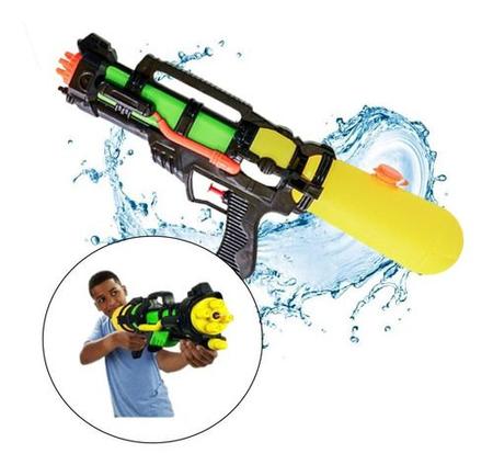 Lança Água Arminha Arma Pistola Brinquedo Water Gun 26Cm - Art Brink -  Lançadores de Água - Magazine Luiza
