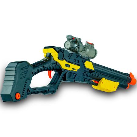 Arminha De Brinquedo Fuzil M-16 Bolinhas De Gel e Lança Dardo