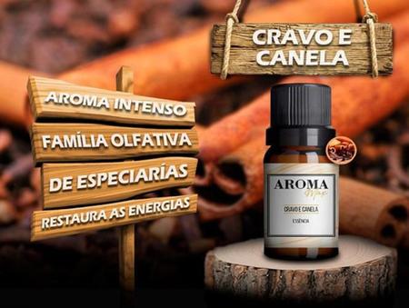 Imagem de Aroma Max Cravo e Canela 10ml - Estimula e Resgata Memórias