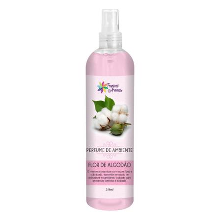 Imagem de Aromatizador Ambiente Spray 240ml Flor De Algodão Tropical