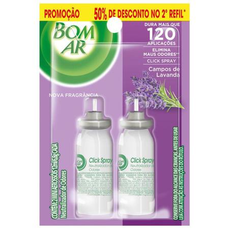 Imagem de Aromatizador Bom Ar Click Spray Lavanda 12ml 50%Off na 2ªUni