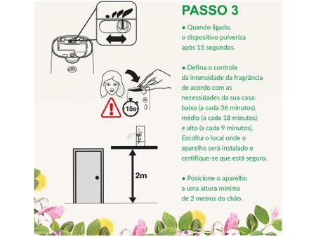 Imagem de Aromatizador Bom Ar Spray Automático Freshmatic Flor de Algodão com Refil 250ml