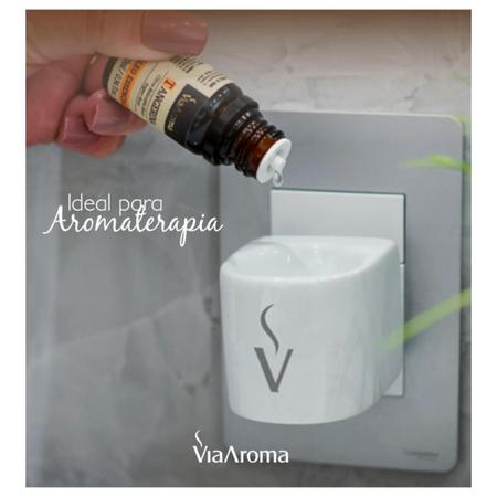 Imagem de Aromatizador Elétrico Difusor de Aromas Óleo Essencial Original Bom Ambiente Air Umidificador Bivolt Saída Ar Lembrancinha Essência Cerâmico