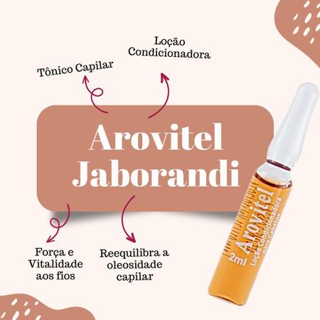 Arovitel Extrato de Jaborandi + Vitamina A 2ml (5 de cada) Imagem de Arovitel Extrato de Jaborandi + Vitamina A 2ml (5 de cada)