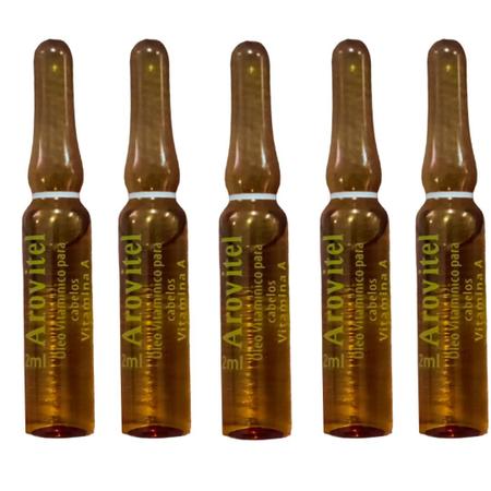 Arovitel Extrato de Jaborandi + Vitamina A 2ml (5 de cada) Imagem de Arovitel Extrato de Jaborandi + Vitamina A 2ml (5 de cada)