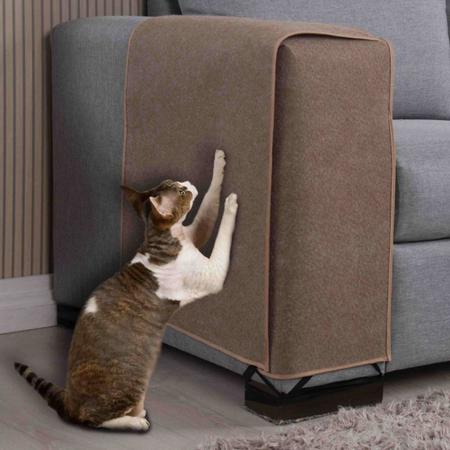 Arranhador de gatos para braço de sofá
