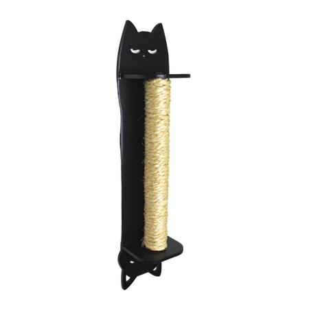 Arranhador para gatos com várias alturas e diversos jogos 260 cm de cor  cinento com pegadas pretas Vida XL 170533 - Comprar com preços económicos
