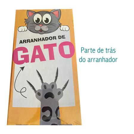 Imagem de Arranhador De Papelão Para Gatos Pets Brinquedo Evita Arranhar Protetor Sofá Cama Cortina Poste