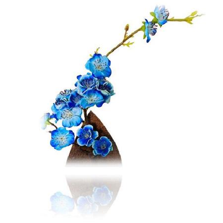 Imagem de Arranjo de Flor Cerejeira Azul Artificial