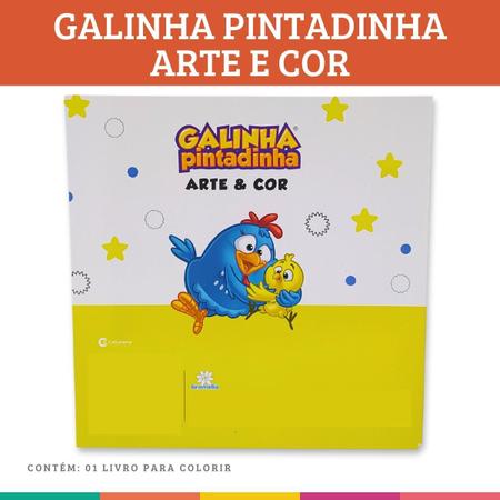 Livro para Colorir da Galinha Pintadinha