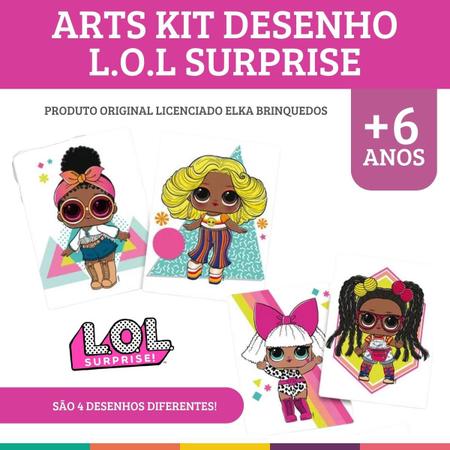 Kit de Desenho - Arts - LOL Surprise - Elka
