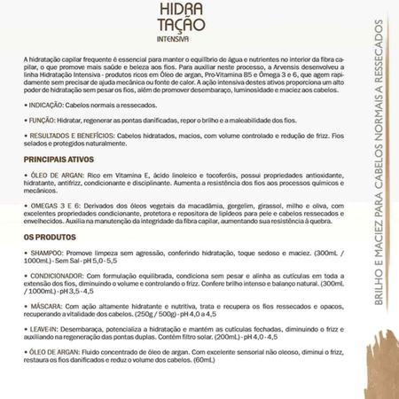 Arvensis Hidratação Intensiva Óleo de Argan - 60ml Imagem de Arvensis Hidratação Intensiva Óleo de Argan - 60ml