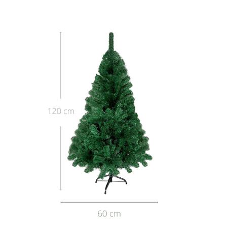 Imagem de Arvore de Natal 1,20m Luxo Verde Austria 220 Galhos Pinheiro Decoracao Natalina Enfeite