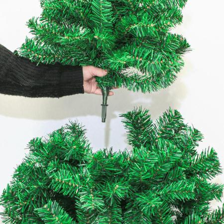 Imagem de Arvore de Natal 1,50 m Luxo Verde Austria 345 Galhos Pinheiro Decoração Natalina