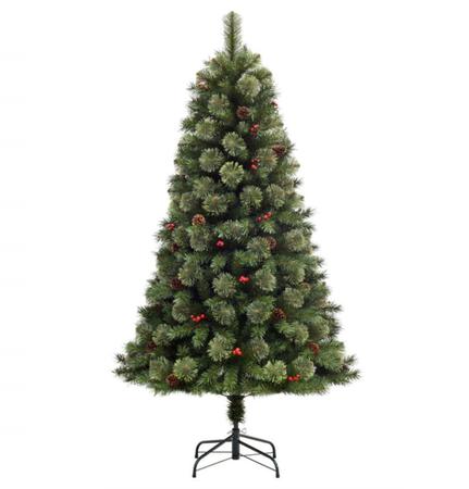 Árvore de Natal Pinheiro 1,80 M 180 cm 503 Galhos 46 Enfeites Smsc -  GIFTCENTER