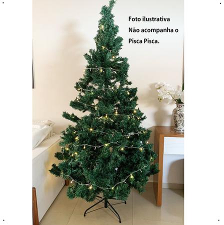 Arvore de natal 1,80 M 750 Galhos Árvore de Natal completa PVC Verde