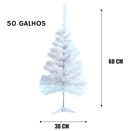 Árvore de Natal 60CM Pequena Pinheirinho Mesa Simples Decoração Envio  Imediato