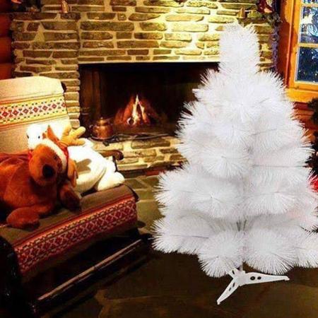 Imagem de Árvore De Natal Branca  Modelo Luxo 1.50 M
