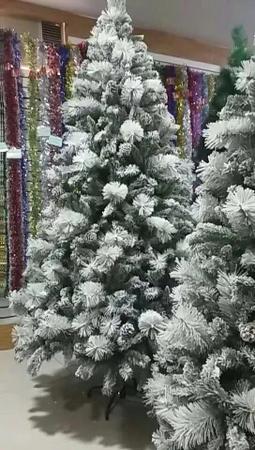 Árvore de natal com neve Himalaya 120 cm