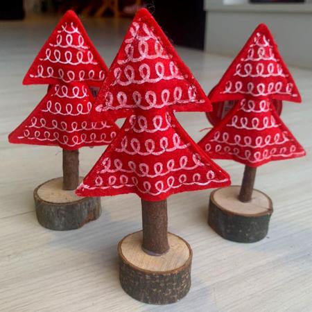 Árvore de Natal 60CM Pequena Pinheirinho Mesa Simples Decoração Envio Imediato