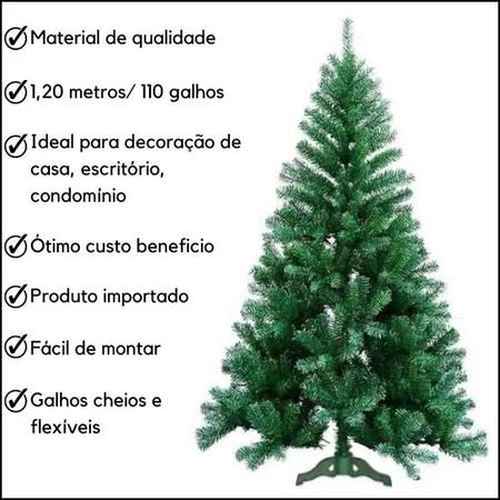 Árvore Natal Decoração Completa Pinheiro Luxo Kit Natalino - Asp - Árvore  de Natal - Magazine Luiza