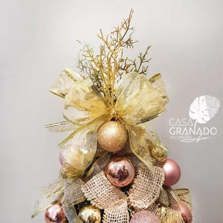 Árvore Natal Decorada Nº20 150cm Dourada - 1 un - Kasa