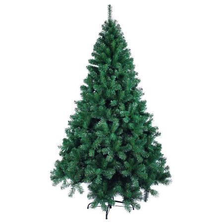 Imagem de Árvore De Natal Dinamarca 1,50m 345 Galhos Decorada 132 Itens Pisca Led 220v